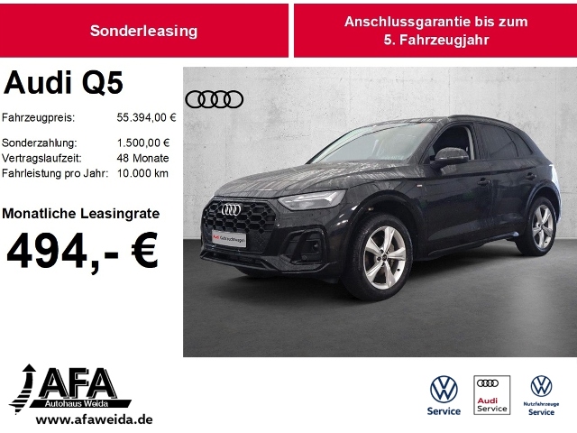 Audi Q5 45 TFSI quattro S tronic S-Line*AHK*Pano*RFK*opt.schwarz