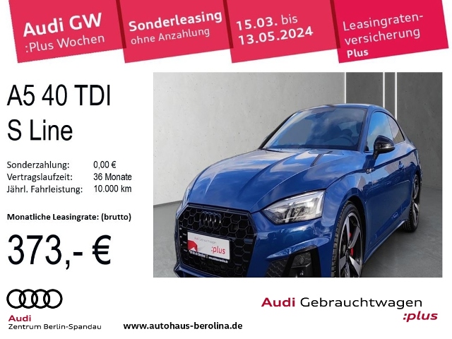 Audi A5 Coupé 40 TDI S line S tr. *NAV*Opt.-Schwarz+*
