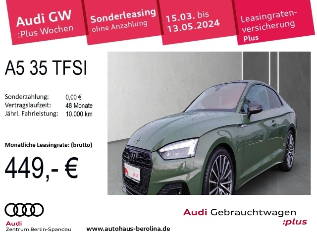 Audi A5 Coupé 35 TFSI Adv. S tr. *MATRIX*PANO*NAV+*