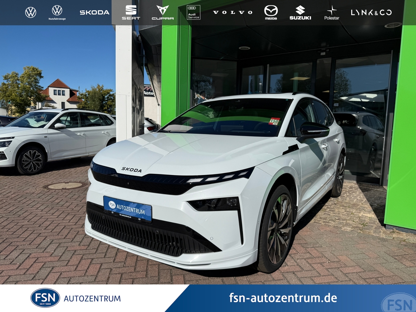 Eyecatcher Fahrzeug Skoda Enyaq 85 Sportline AHK/MAXX/PANO/ACC/NAVI/LED-MATRIX