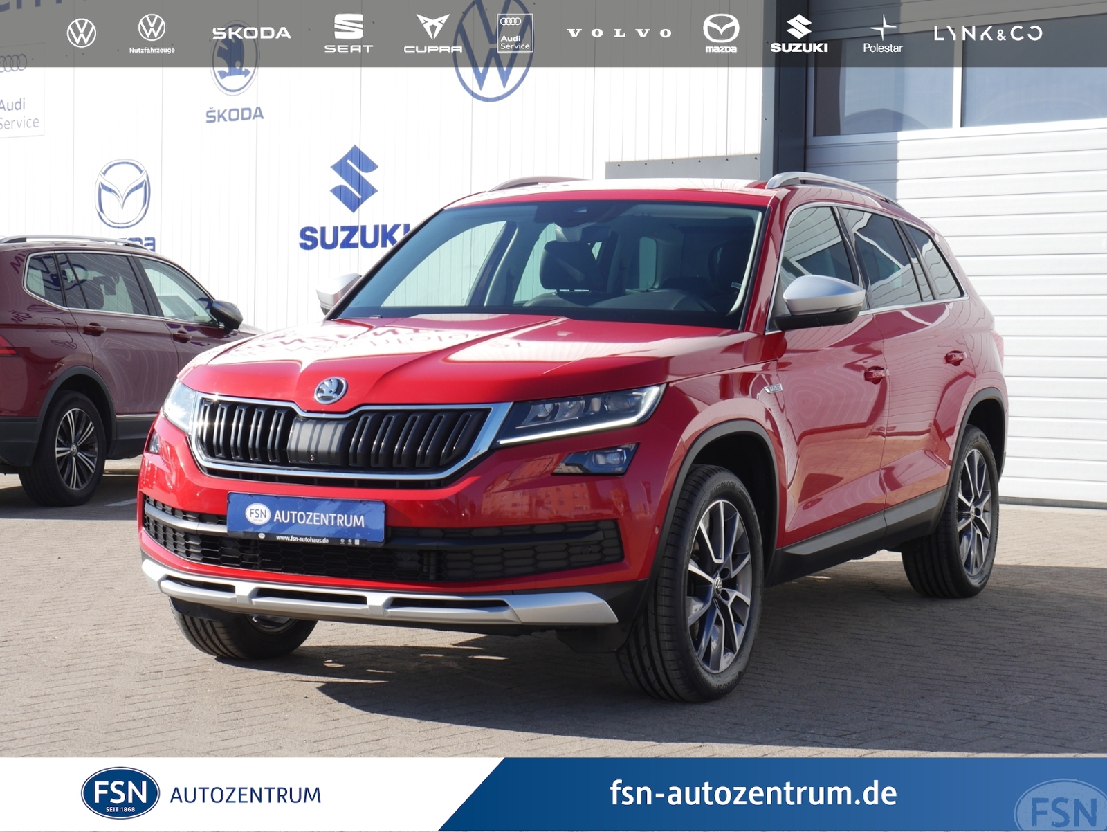 Eyecatcher Fahrzeug Skoda Kodiaq 2.0 TDI Scout 4x4 DSG AHK ACC NAVI AREAVIEW SITZHZG LED MFL SMARTLINK LMF
