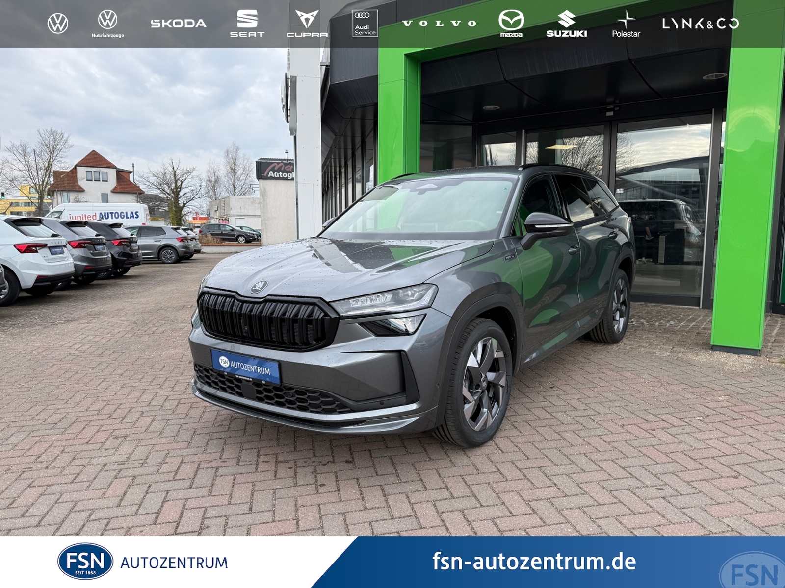 Eyecatcher Fahrzeug Skoda Kodiaq 2.0 TDI 110 kW Sportline AHK/DCC/EHK/ACC/LED